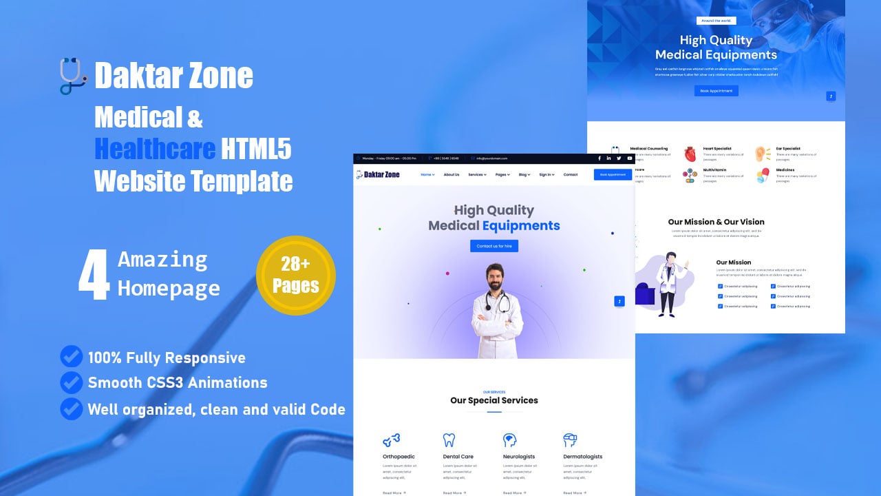 Kit Graphique #341302 Clinique Mdecine Web Design - Logo template Preview