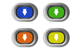 Download button illustrated on background
