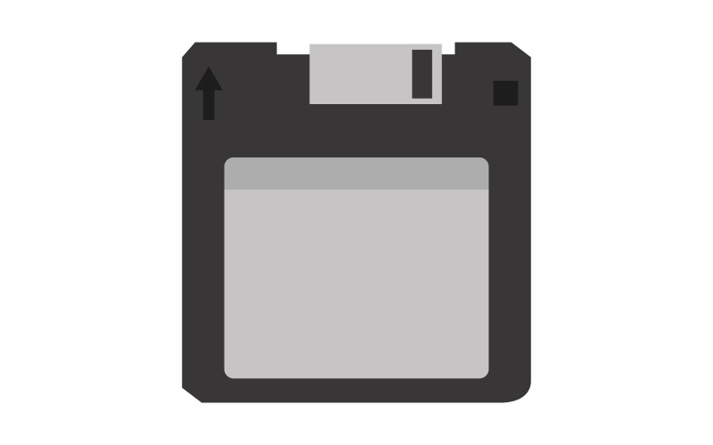 Floppy illustrated on a white background in vector Vector Graphic