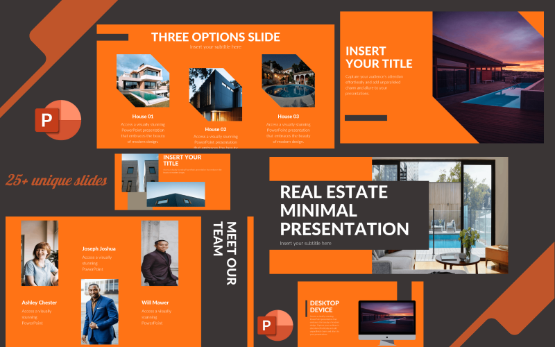 Real Estate Minimal PowerPoint Presentation PowerPoint Template