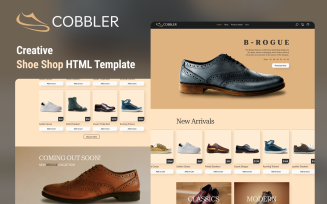 Step into Style with Cobbler: A Premium Shoe Store HTML Theme