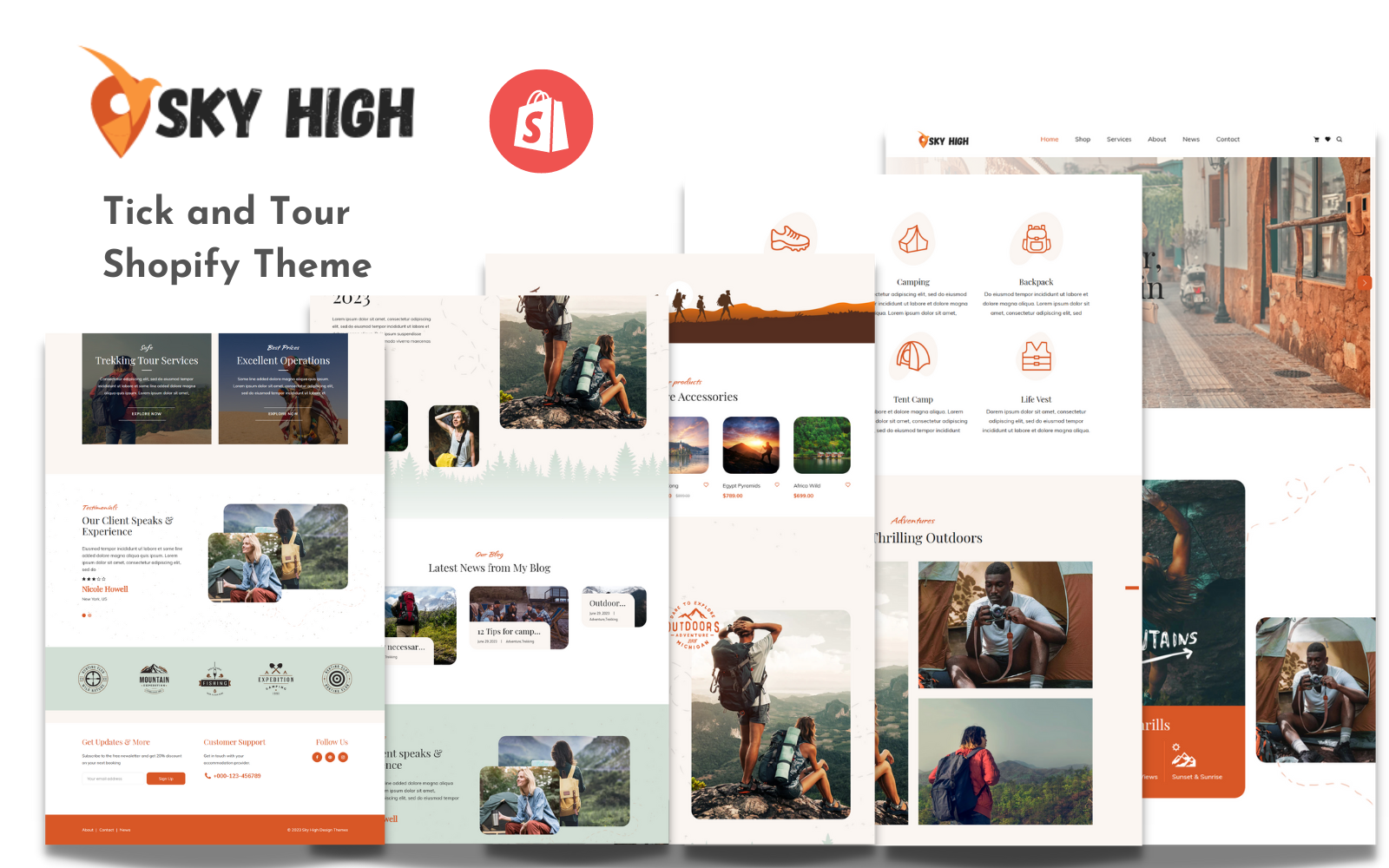 Sky High - Travel - Tour and Adventure Shopify Theme