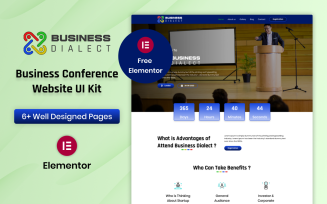 Business Dialect - Business Conference Website Elementor Kit