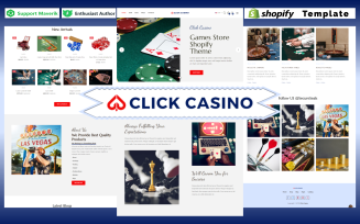 Click Casino - Online Casino Multipurpose Shopify Theme