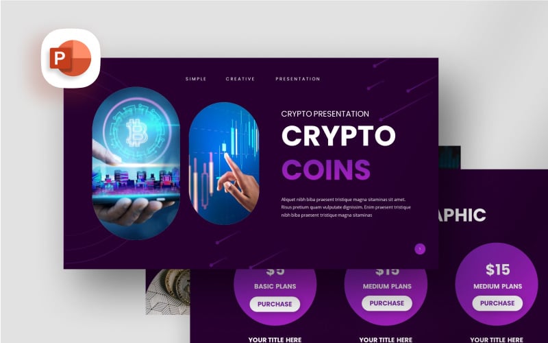 Crypto Presentation Template PowerPoint Template