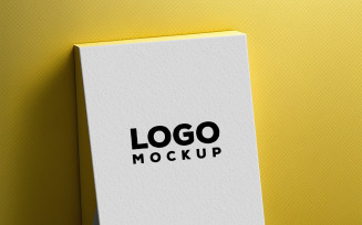 Logo mockup | 3d Box Sing Mockup | Sing Logo Mockup