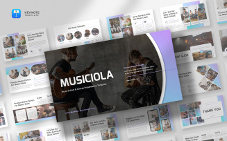 Musiciola - Music School & Course Keynote Template