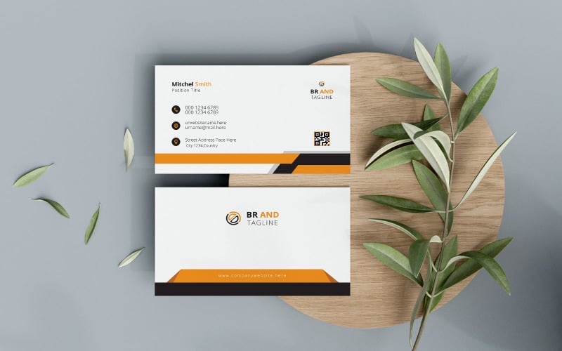 Presentation Business Card Template Corporate Identity