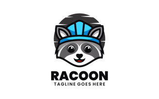 Raccoon Mascot Cartoon Logo 3