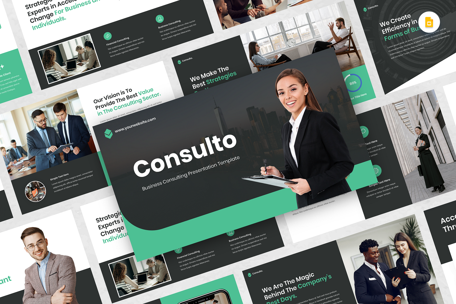Consulto - Business Consulting Google Slide Template