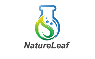 laab nature leaf Logo minimalist templates