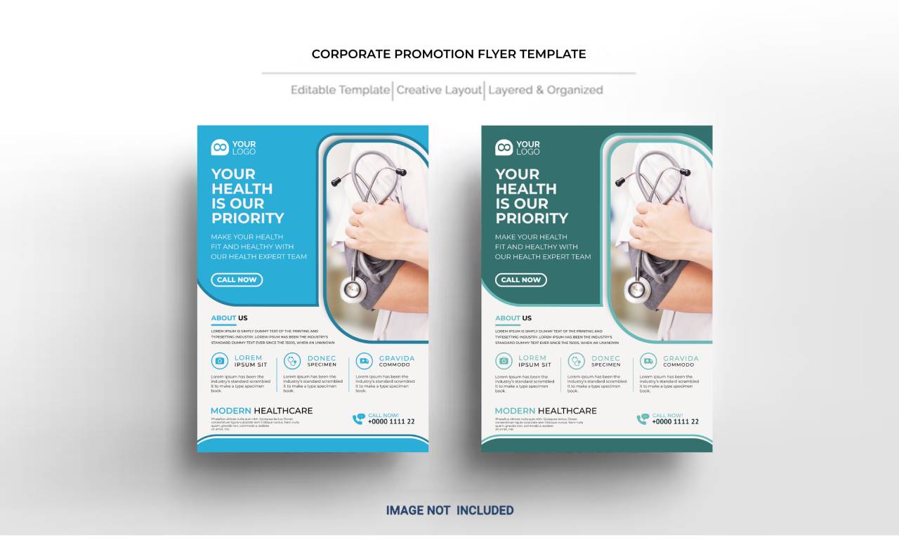 Kit Graphique #341625 Healthcare Flyer Divers Modles Web - Logo template Preview