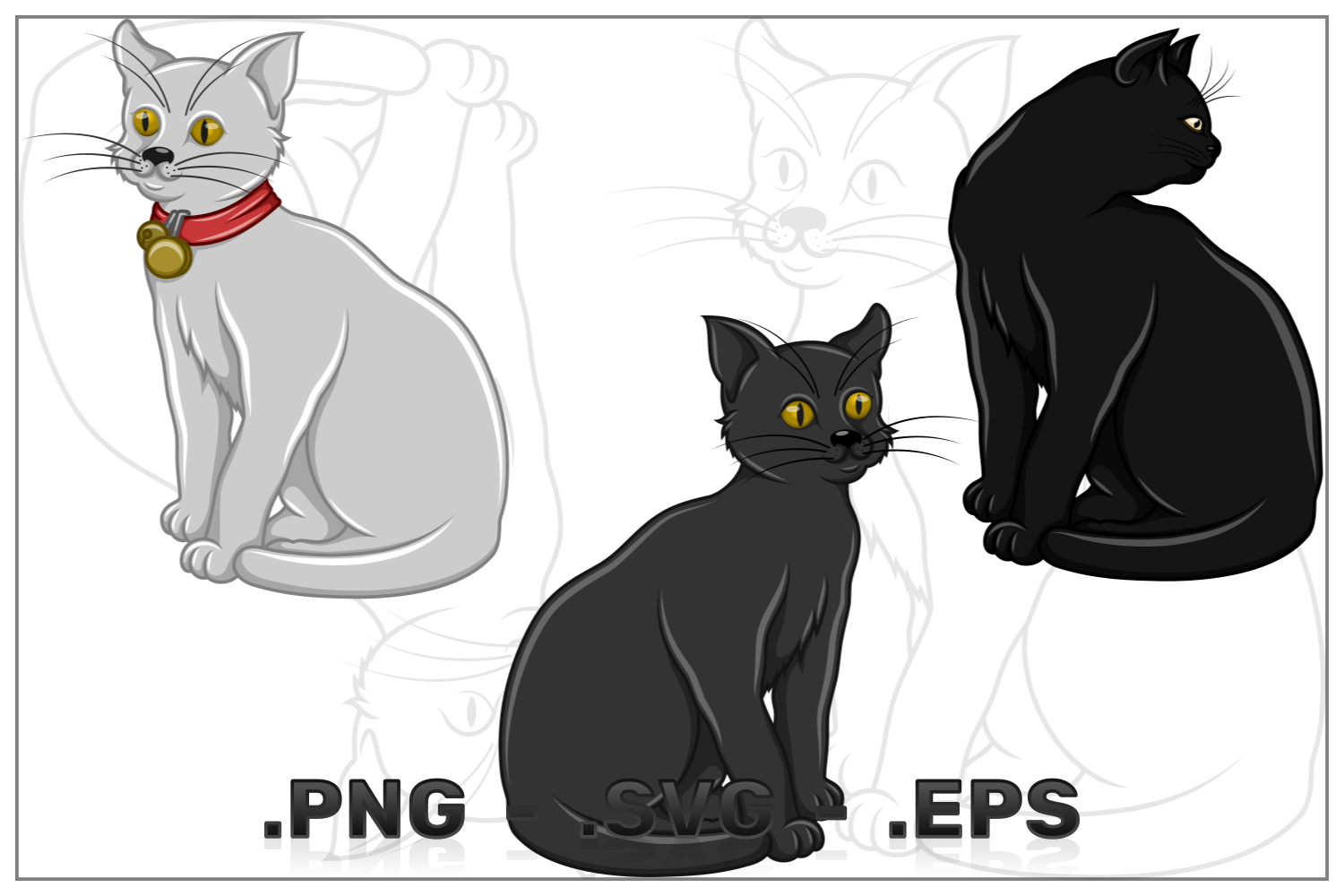 Kit Graphique #341666 Cats Chatons Divers Modles Web - Logo template Preview