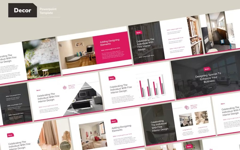 Decor - Architecture & Interior Powerpoint Templat PowerPoint Template