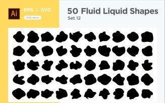 Fluid Liquid Shape V1 50 SET 12