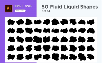 Fluid Liquid Shape V1 50 SET 14