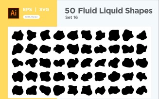 Fluid Liquid Shape V1 50 SET 16