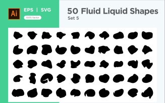 Fluid Liquid Shape V1 50 SET 5