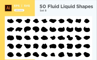 Fluid Liquid Shape V1 50 SET 8