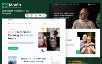 Mavin - Retirement Planning HTML Template