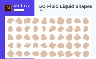 Fluid Liquid Shape V2 50 SET 11