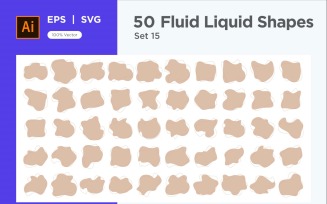 Fluid Liquid Shape V2 50 SET 15