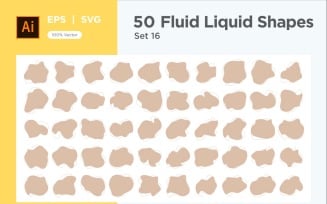 Fluid Liquid Shape V2 50 SET 16