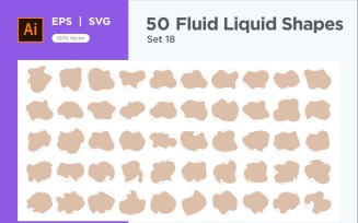 Fluid Liquid Shape V2 50 SET 18