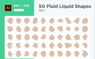 Fluid Liquid Shape V2 50 SET 1
