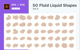 Fluid Liquid Shape V2 50 SET 6