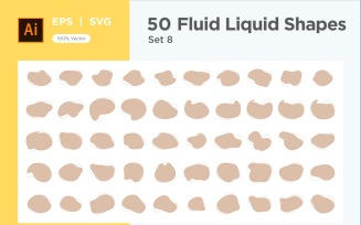Fluid Liquid Shape V2 50 SET 8