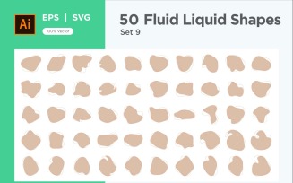 Fluid Liquid Shape V2 50 SET 9