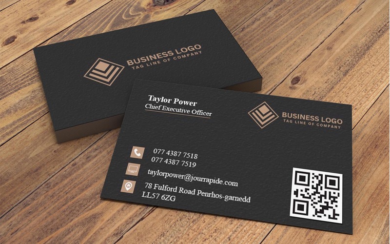 Professional Business Card - Visiting Card Template Corporate Identity