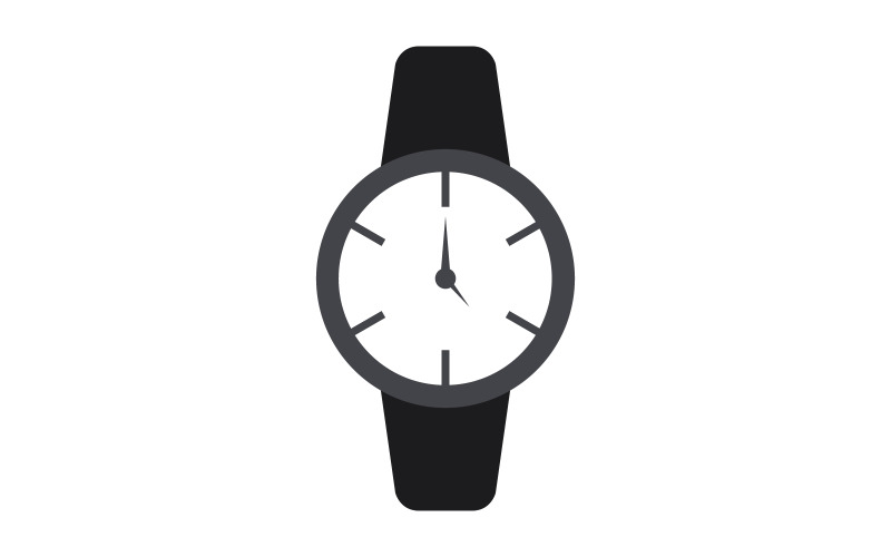 Wrist watch in vector on a background Vector Graphic
