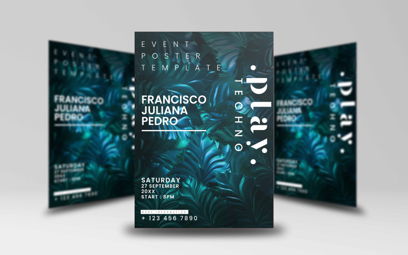Event Music Poster Template Corporate Identity