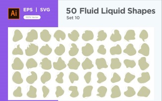 Fluid Liquid Shape V3 50 SET 10
