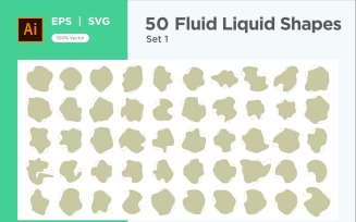 Fluid Liquid Shape V3 50 SET 1