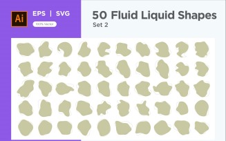 Fluid Liquid Shape V3 50 SET 2