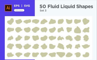 Fluid Liquid Shape V3 50 SET 3