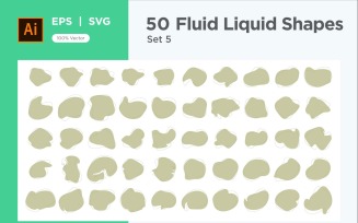 Fluid Liquid Shape V3 50 SET 5