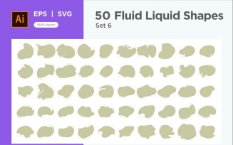 Fluid Liquid Shape V3 50 SET 6