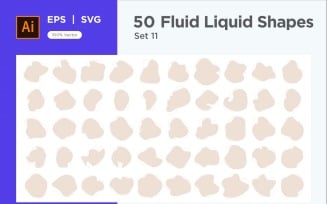 Fluid Liquid Shape V4 50 SET 11