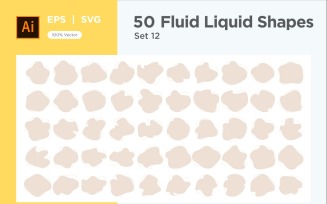 Fluid Liquid Shape V4 50 SET 12