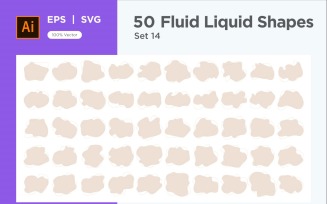 Fluid Liquid Shape V4 50 SET 14