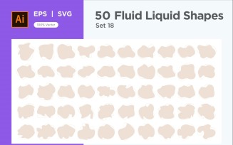 Fluid Liquid Shape V4 50 SET 18