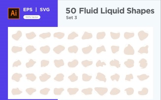 Fluid Liquid Shape V4 50 SET 3
