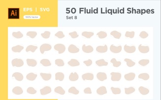 Fluid Liquid Shape V4 50 SET 8