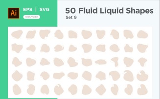 Fluid Liquid Shape V4 50 SET 9