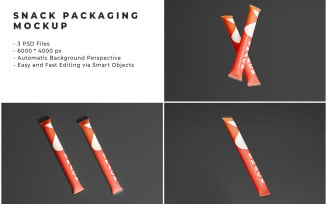 Snack Packaging Mockup Template 1