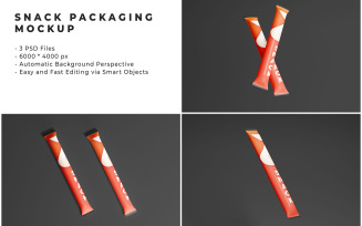 Snack Packaging Mockup Template 1
